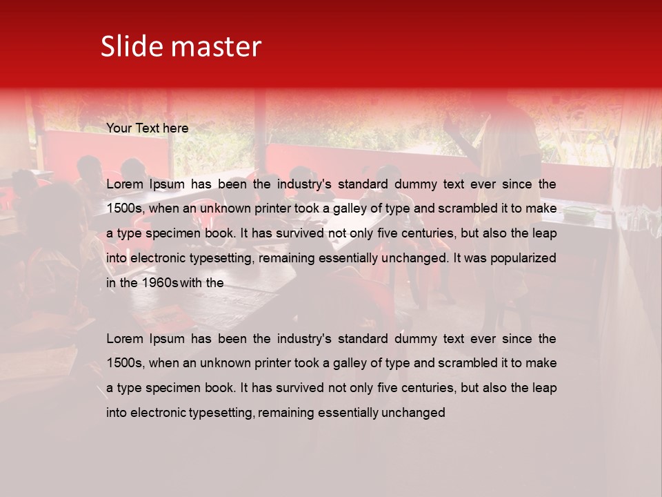 Teacher Thai Asia PowerPoint Template