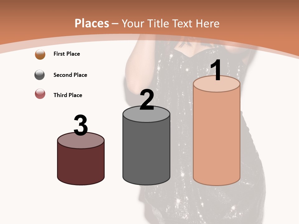 Glamour Beauty Girl PowerPoint Template