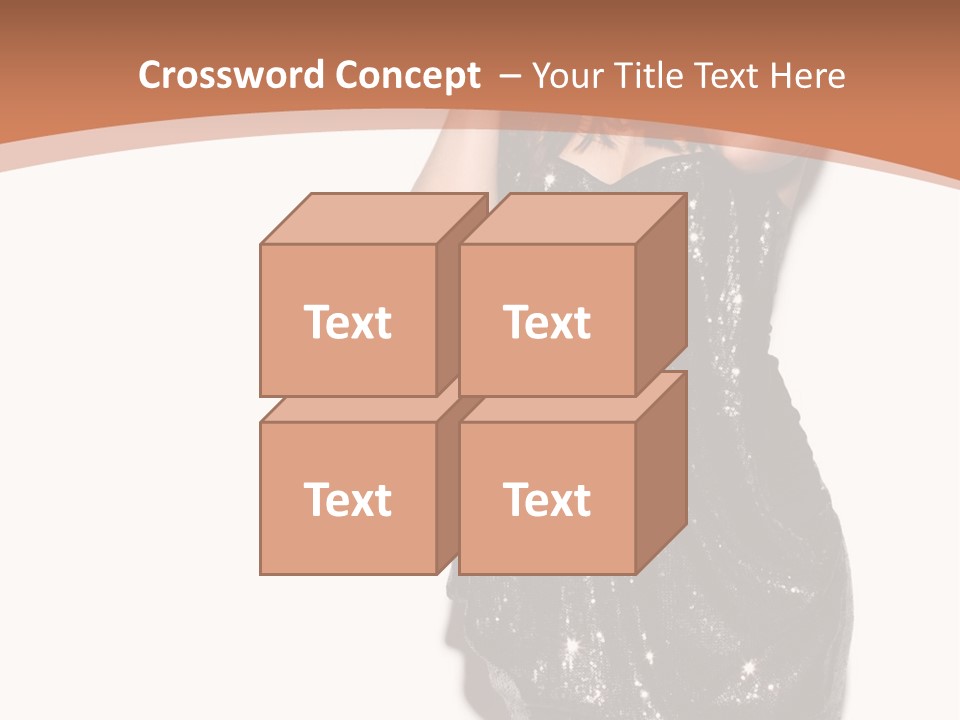 Glamour Beauty Girl PowerPoint Template