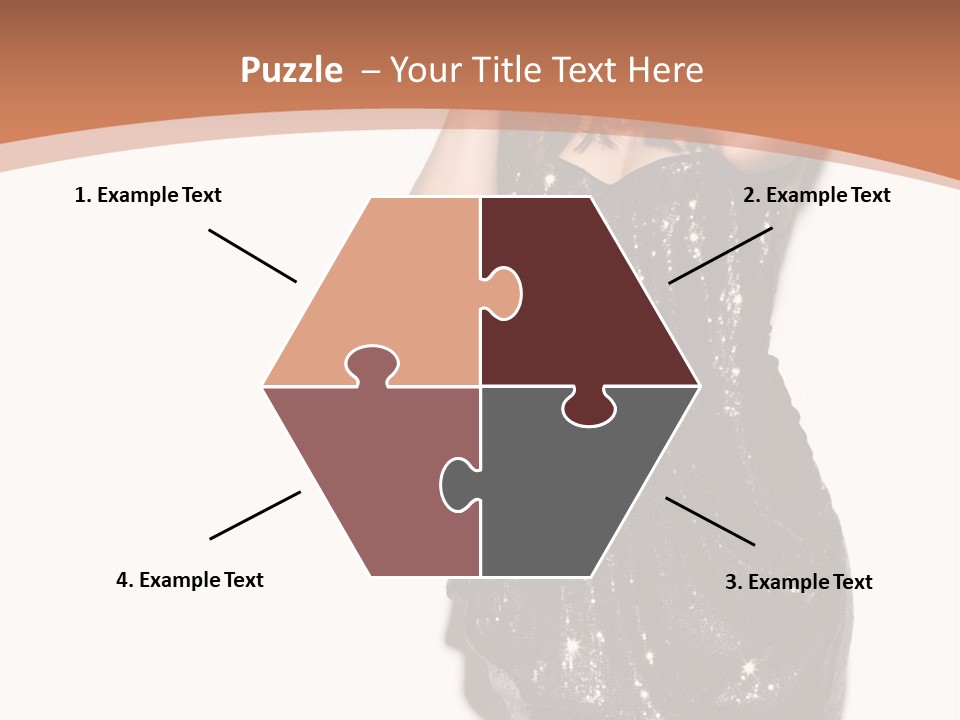 Glamour Beauty Girl PowerPoint Template