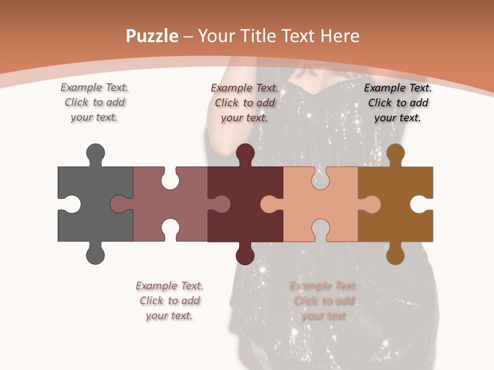 Glamour Beauty Girl PowerPoint Template