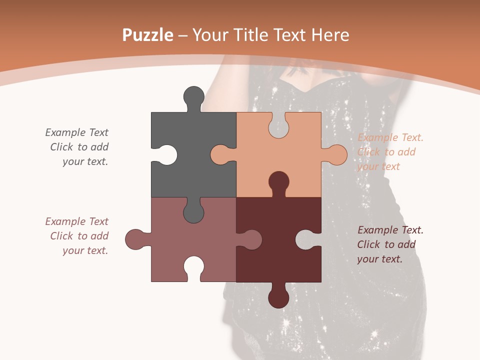 Glamour Beauty Girl PowerPoint Template