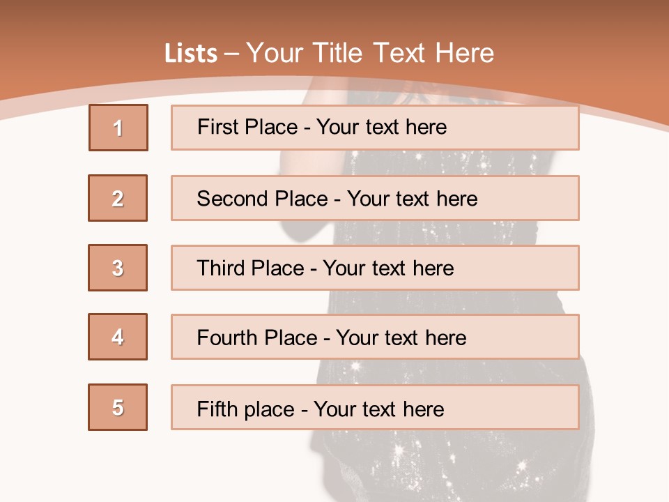Glamour Beauty Girl PowerPoint Template