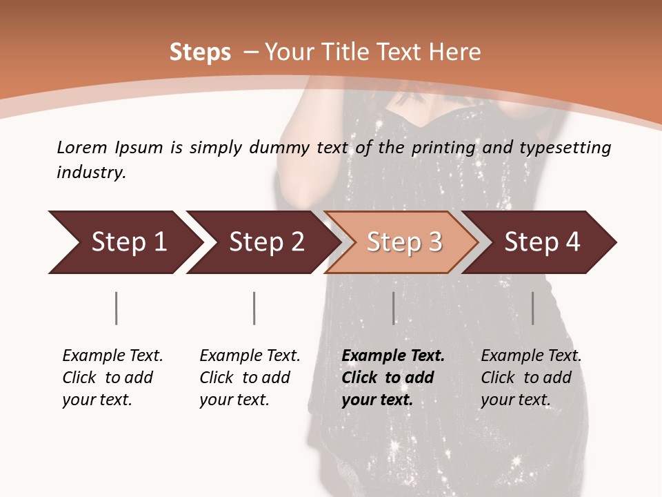 Glamour Beauty Girl PowerPoint Template