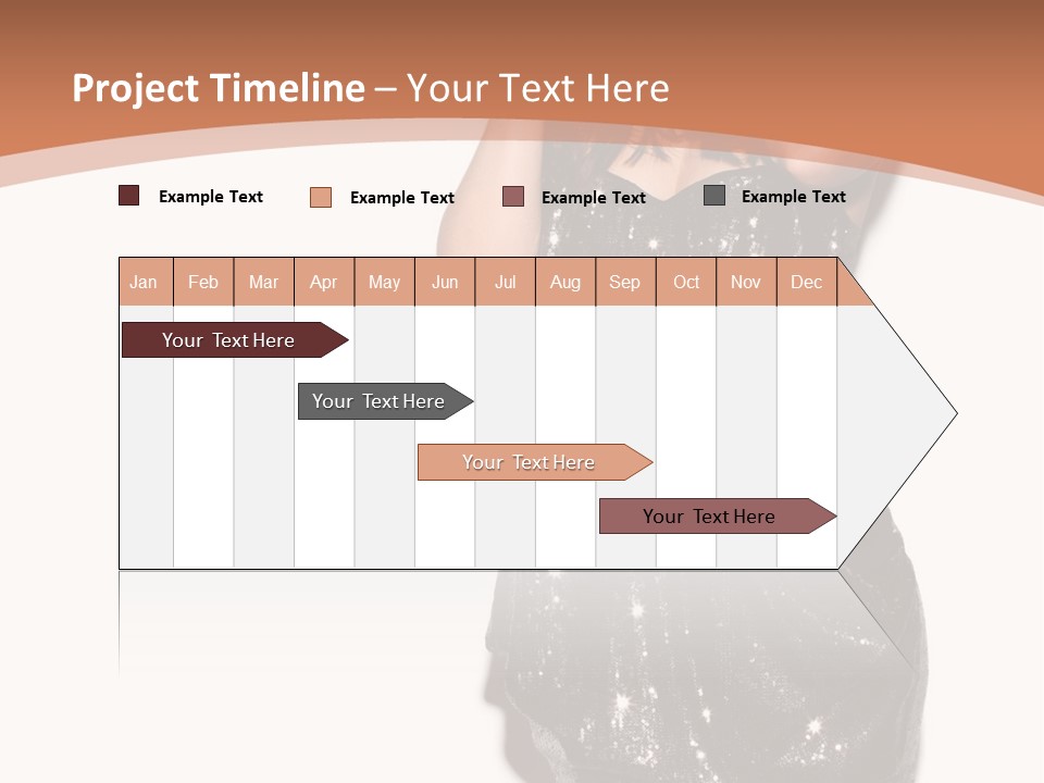 Glamour Beauty Girl PowerPoint Template