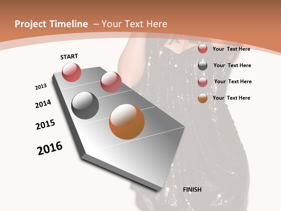 Glamour Beauty Girl PowerPoint Template