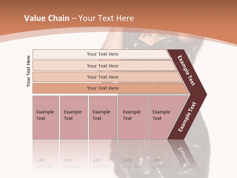 Glamour Beauty Girl PowerPoint Template