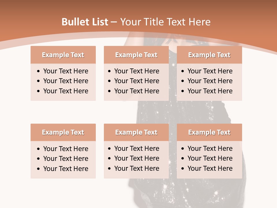 Glamour Beauty Girl PowerPoint Template