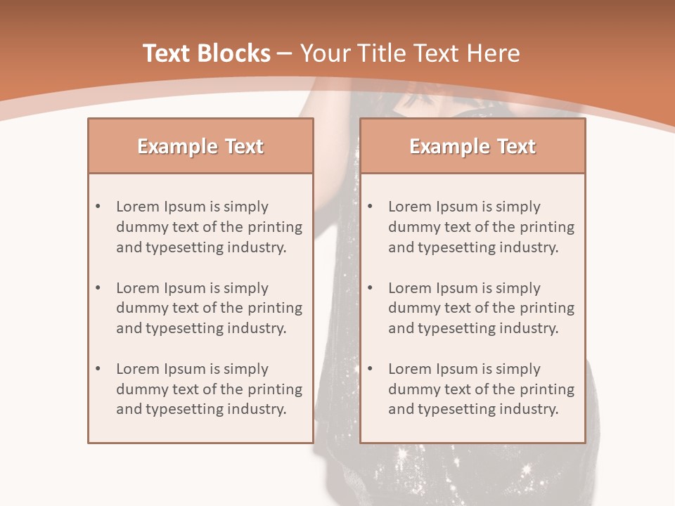 Glamour Beauty Girl PowerPoint Template