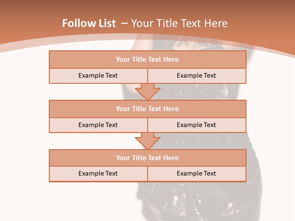 Glamour Beauty Girl PowerPoint Template