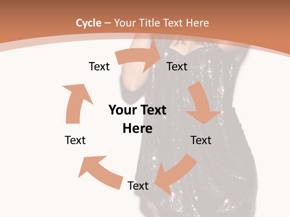 Glamour Beauty Girl PowerPoint Template