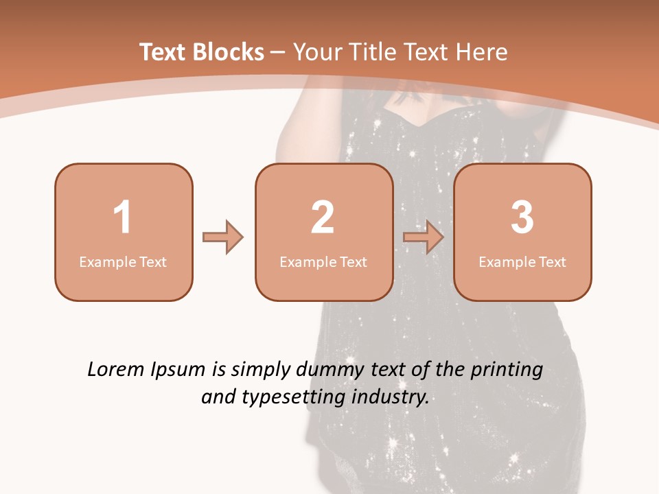 Glamour Beauty Girl PowerPoint Template