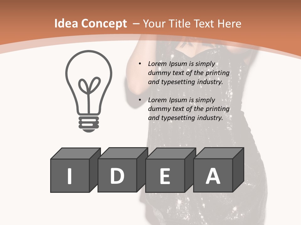 Glamour Beauty Girl PowerPoint Template