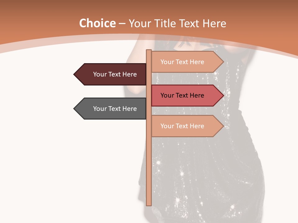 Glamour Beauty Girl PowerPoint Template