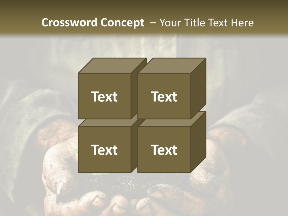 Dirty Soil Background PowerPoint Template