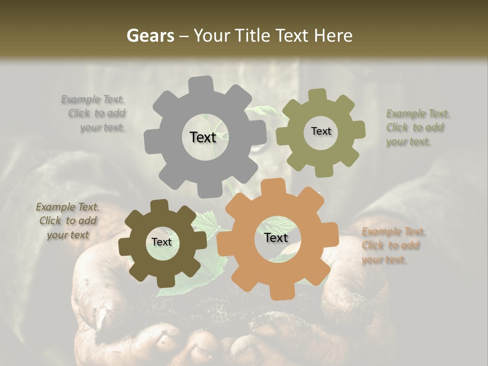 Dirty Soil Background PowerPoint Template