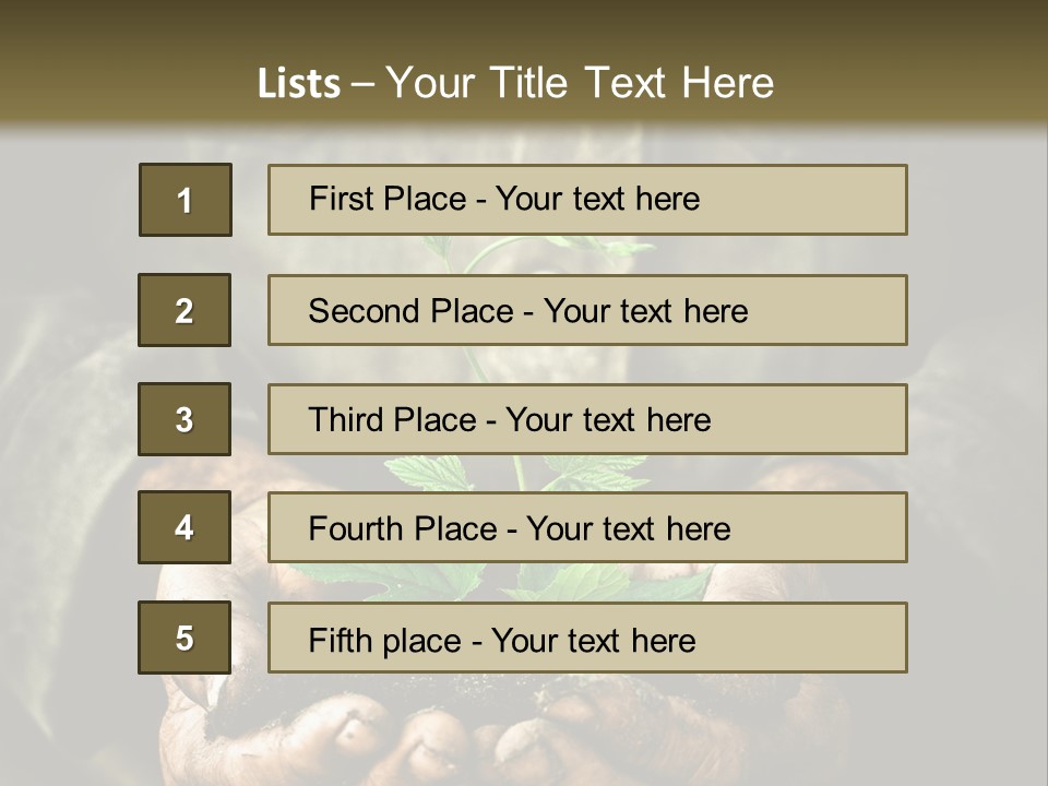 Dirty Soil Background PowerPoint Template