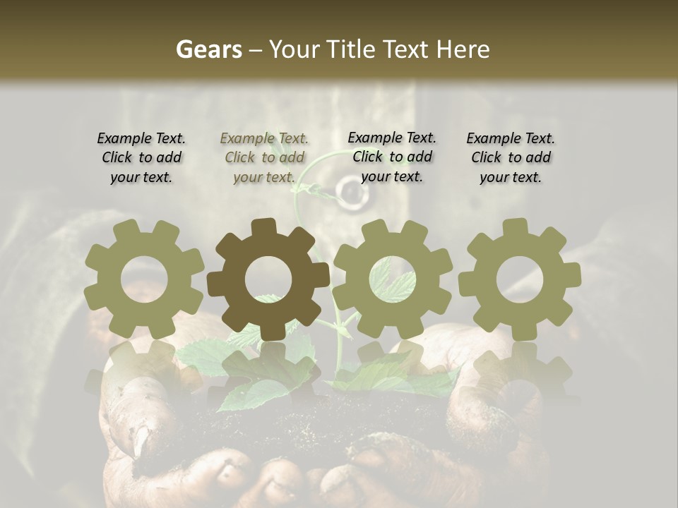 Dirty Soil Background PowerPoint Template