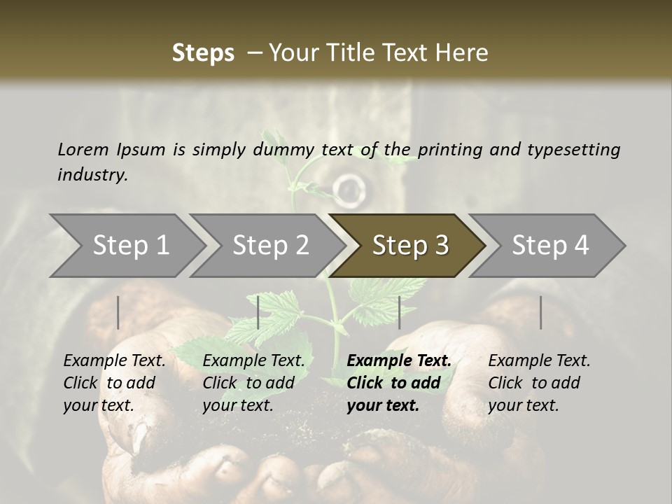 Dirty Soil Background PowerPoint Template