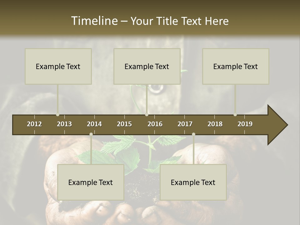 Dirty Soil Background PowerPoint Template