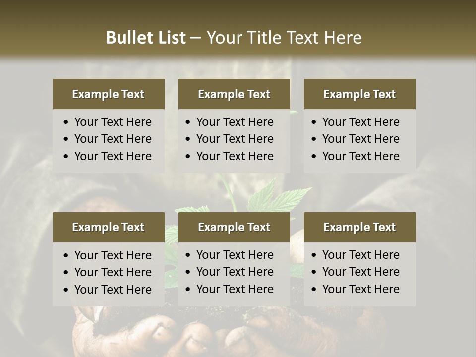 Dirty Soil Background PowerPoint Template