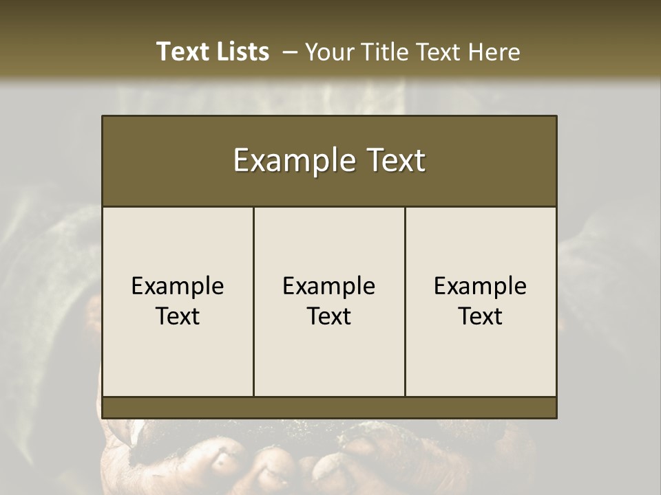 Dirty Soil Background PowerPoint Template
