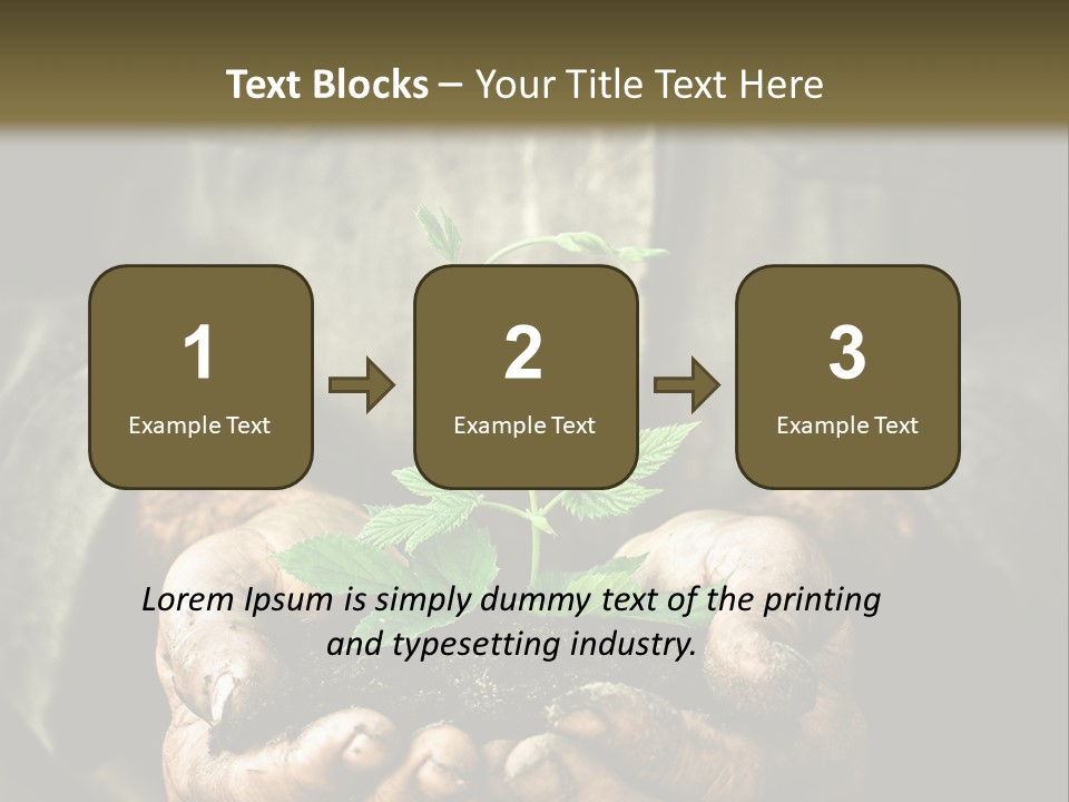 Dirty Soil Background PowerPoint Template
