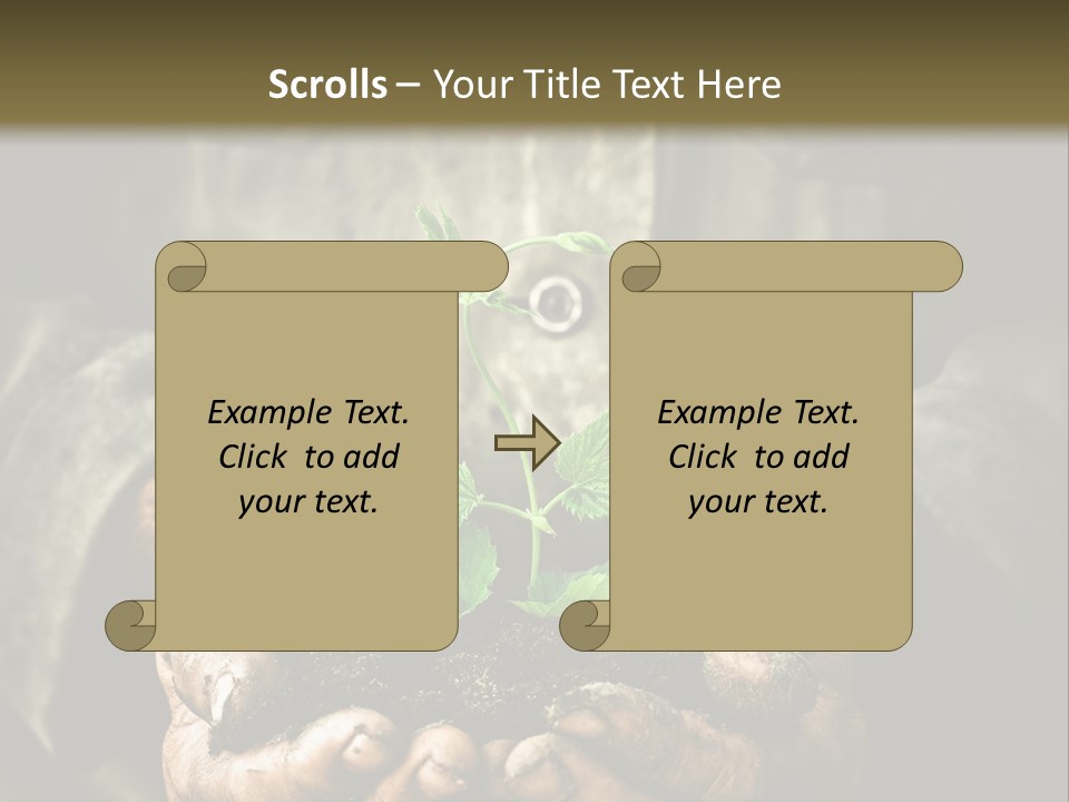 Dirty Soil Background PowerPoint Template