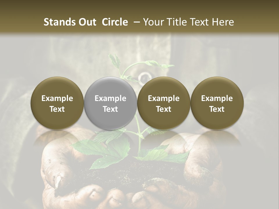 Dirty Soil Background PowerPoint Template