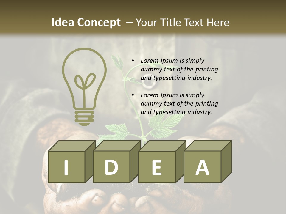 Dirty Soil Background PowerPoint Template