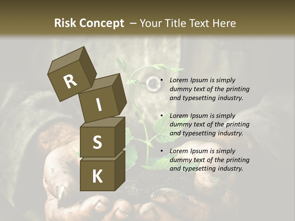 Dirty Soil Background PowerPoint Template