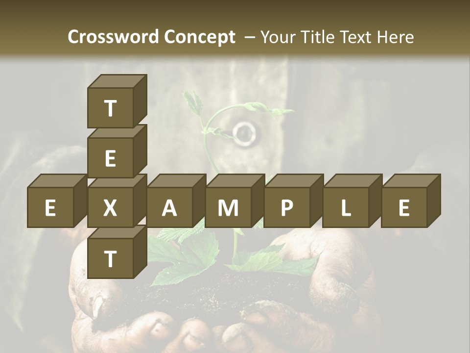 Dirty Soil Background PowerPoint Template