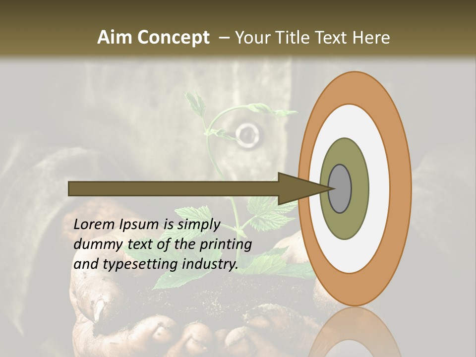 Dirty Soil Background PowerPoint Template