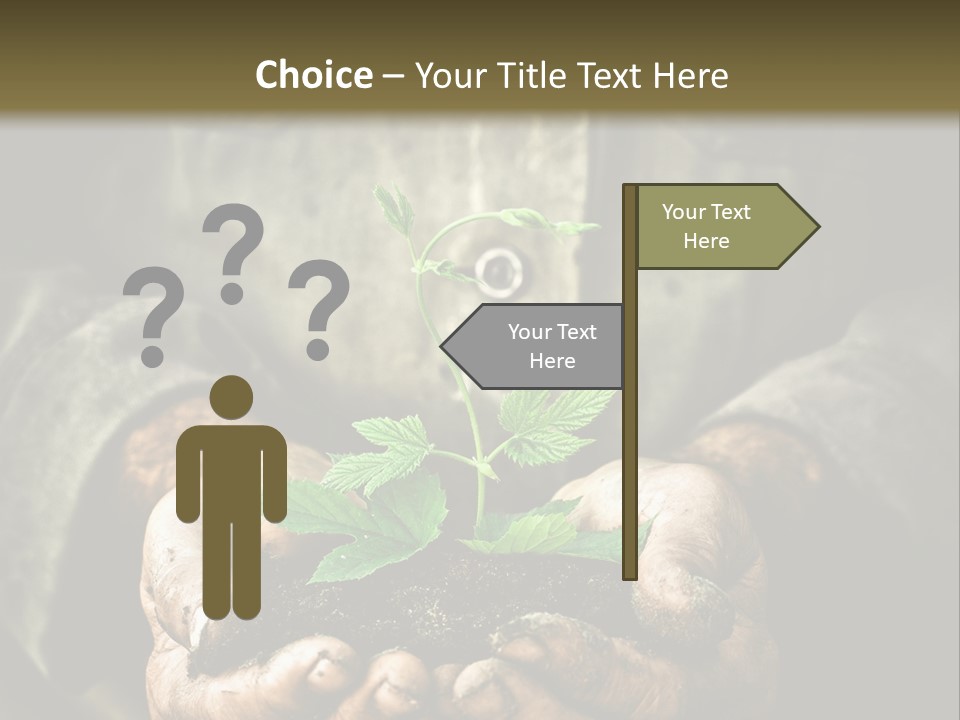 Dirty Soil Background PowerPoint Template