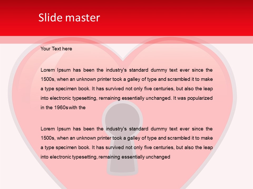 Unlocked Design Conceptual PowerPoint Template