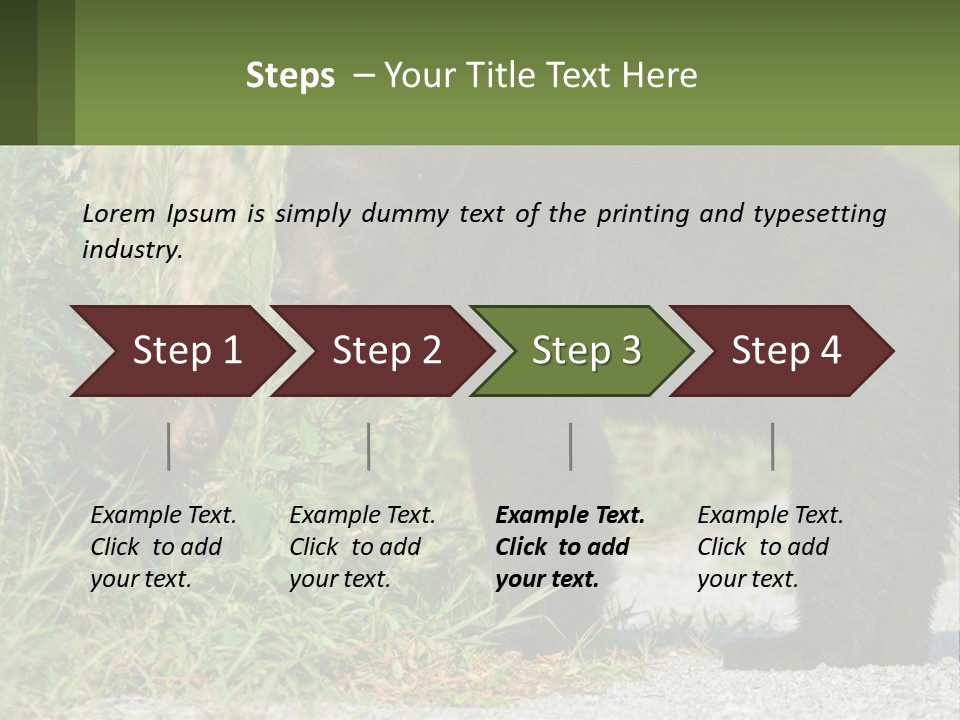 Wildlife Carolina American PowerPoint Template