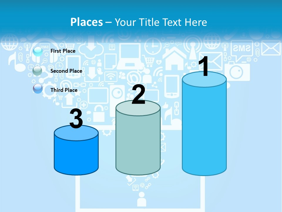 Technology Illustration System PowerPoint Template