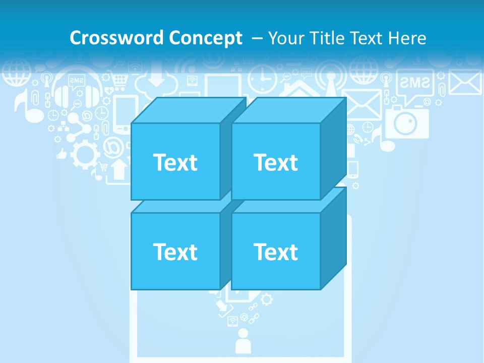 Technology Illustration System PowerPoint Template