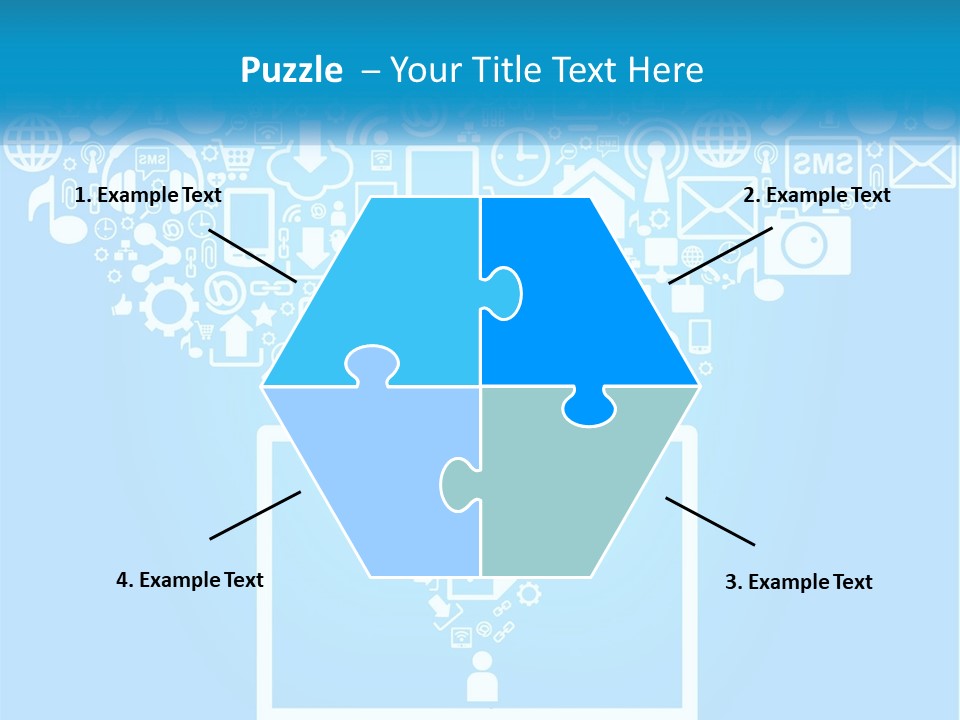 Technology Illustration System PowerPoint Template