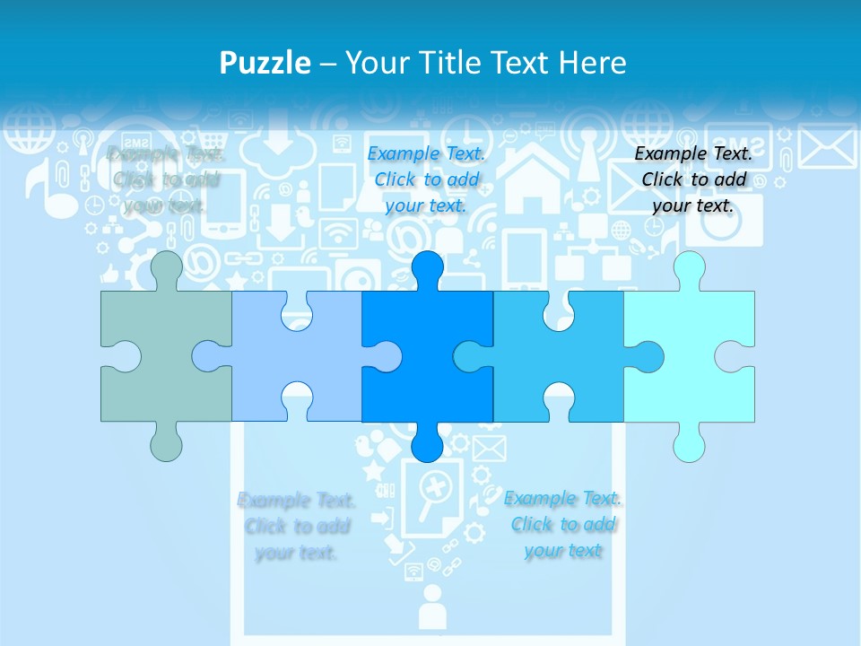 Technology Illustration System PowerPoint Template