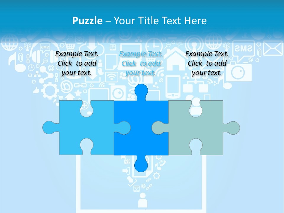 Technology Illustration System PowerPoint Template