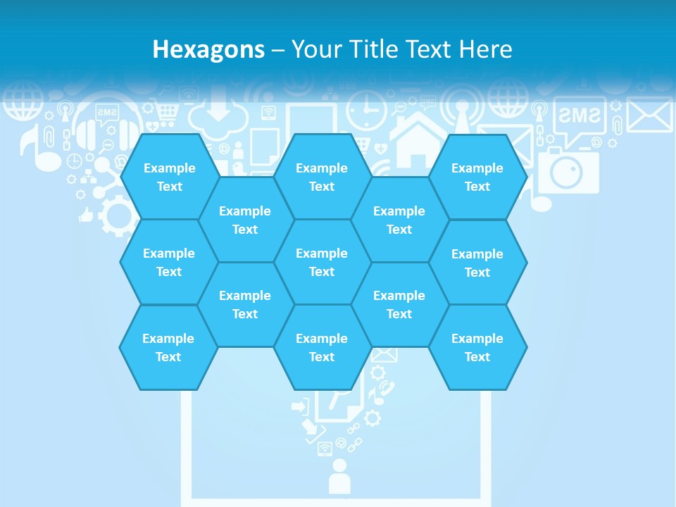 Technology Illustration System PowerPoint Template