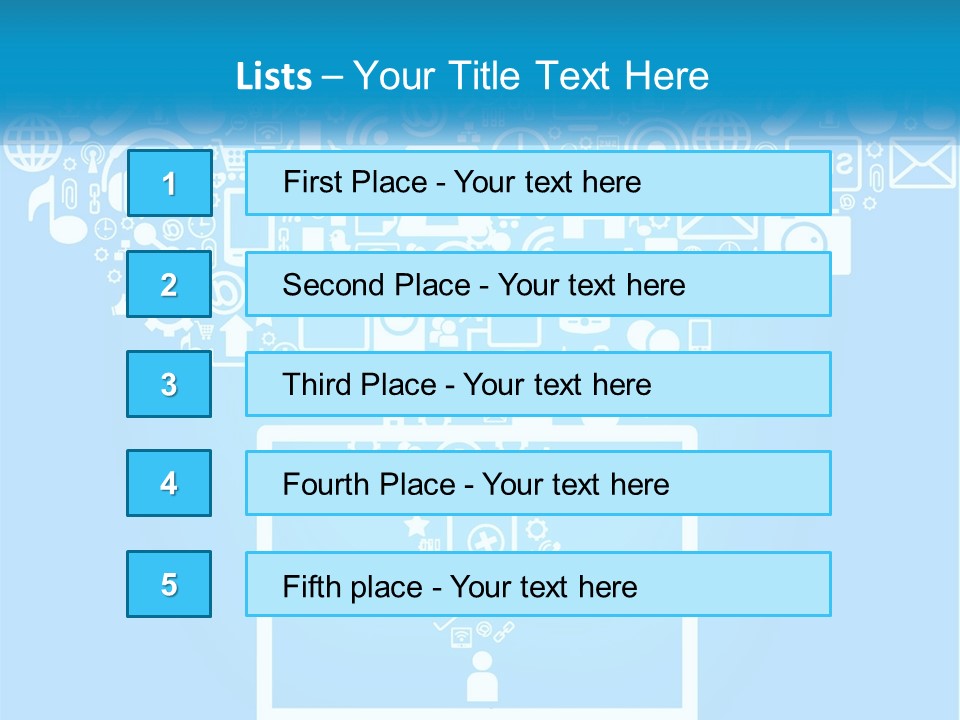 Technology Illustration System PowerPoint Template