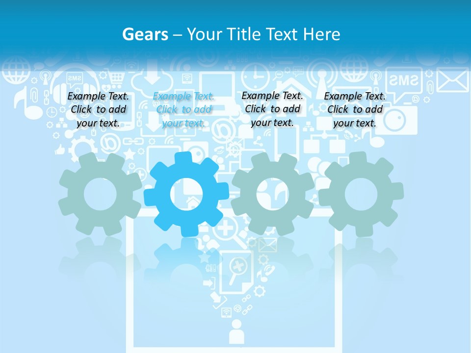 Technology Illustration System PowerPoint Template