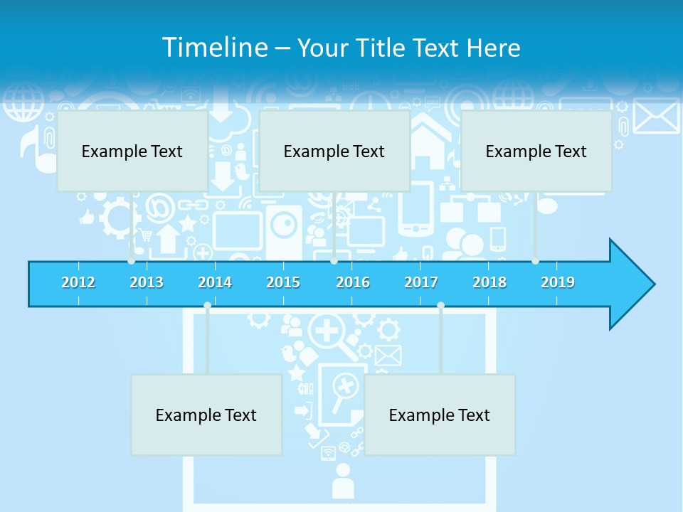 Technology Illustration System PowerPoint Template