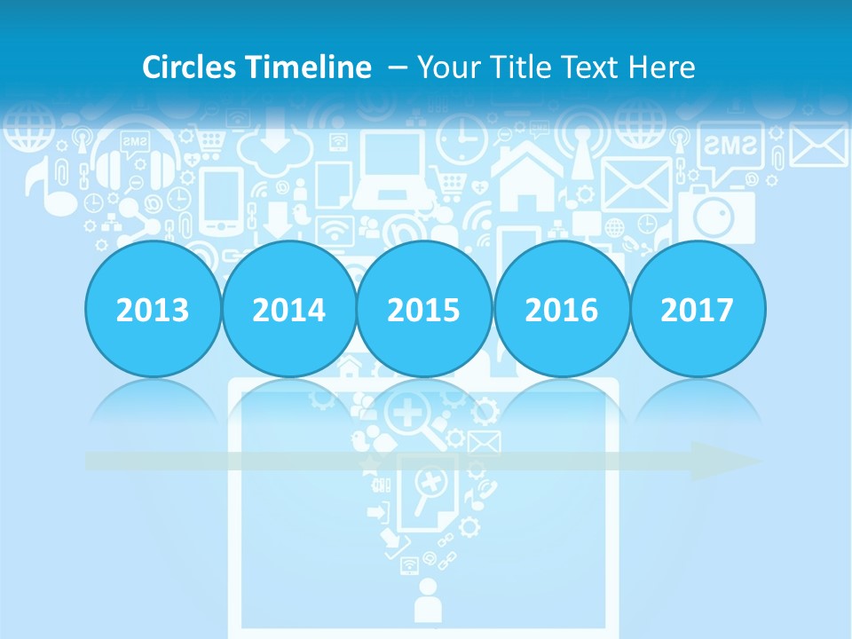 Technology Illustration System PowerPoint Template