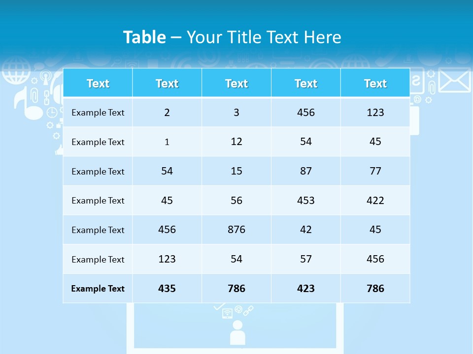 Technology Illustration System PowerPoint Template