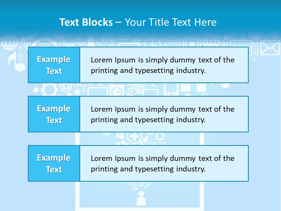 Technology Illustration System PowerPoint Template
