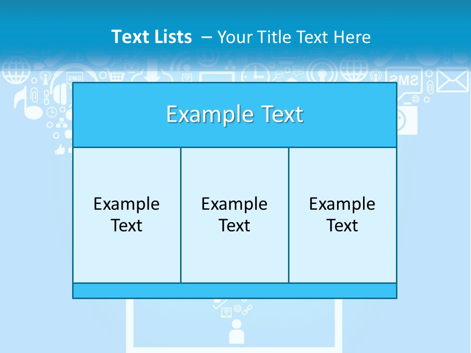 Technology Illustration System PowerPoint Template
