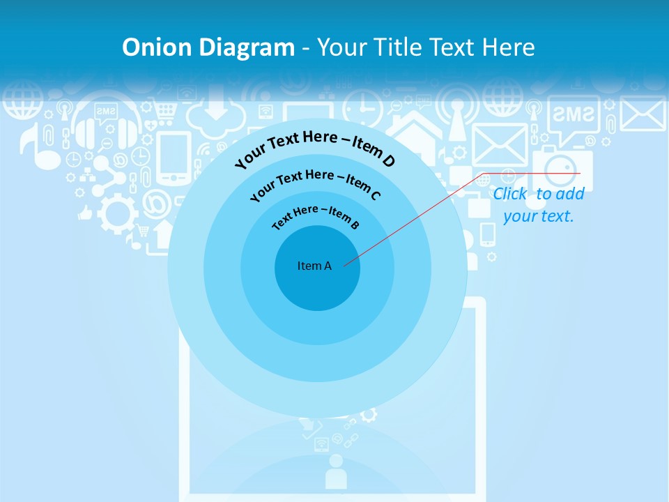 Technology Illustration System PowerPoint Template